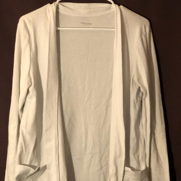 White cardigan - Picture 1 of 3